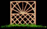 Trellis with Sunburst
